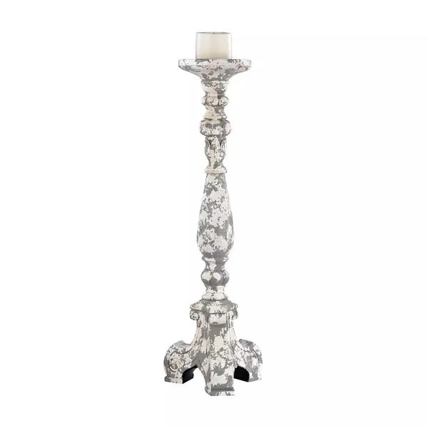 Product Image 1 for Aged Plaster Candel Holder   Medium from Elk Home