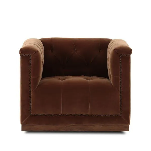 Product Image 1 for Maxx Surrey Ochre Swivel Chair from Four Hands