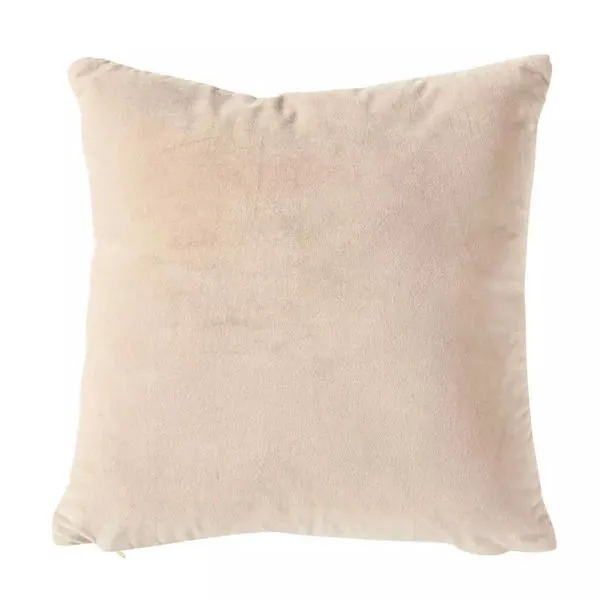Product Image 7 for Eloise Taupe Velvet Pillow With Cream Back from Creative Co-Op