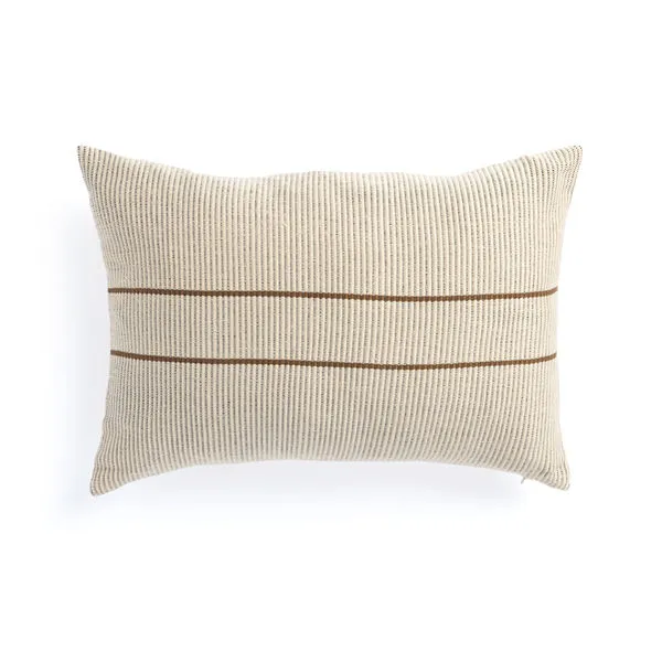 Product Image 1 for Handwoven Merido Thin Stripe Beige Pillow from Four Hands