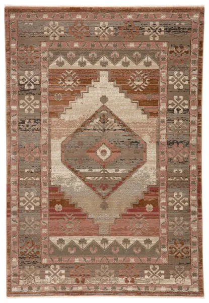Product Image 8 for Constanza Medallion Blush/ Gray Rug from Jaipur 