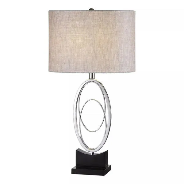Product Image 1 for Uttermost Savant Polished Nickel Table Lamp from Uttermost
