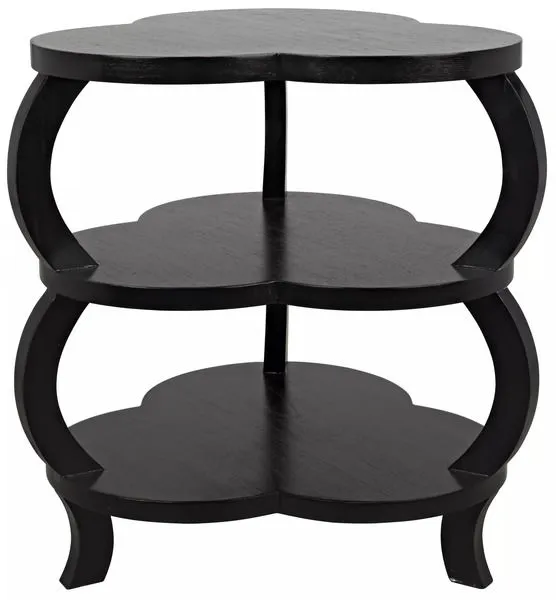 Product Image 3 for Kamala Side Table, Hand Rubbed Black from Noir
