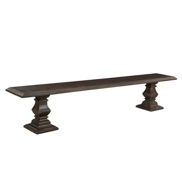 Product Image 3 for Toulon Vintage Brown Mango Wood Dining Bench from World Interiors