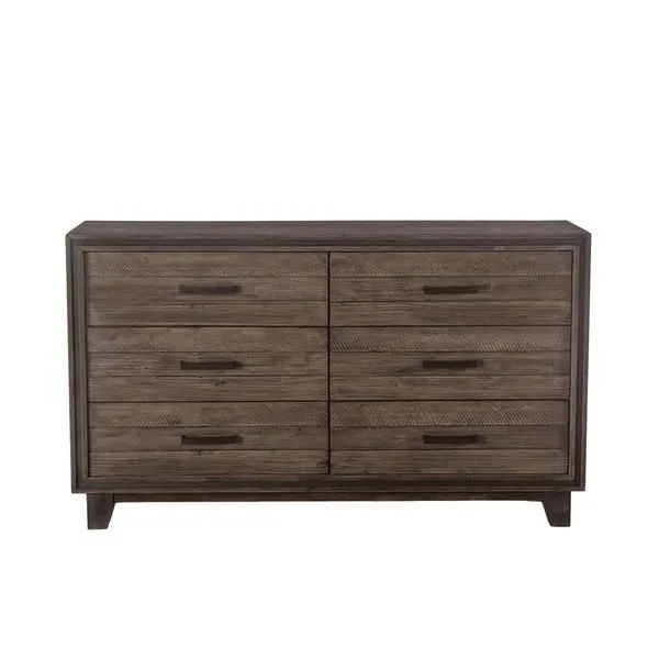 Product Image 4 for Beachwood Acacia Wood Dresser In Weathered Graywash Finish from World Interiors