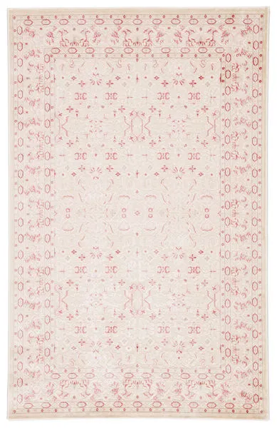 Product Image 5 for Regal Damask Ivory/ Pink Rug from Jaipur 