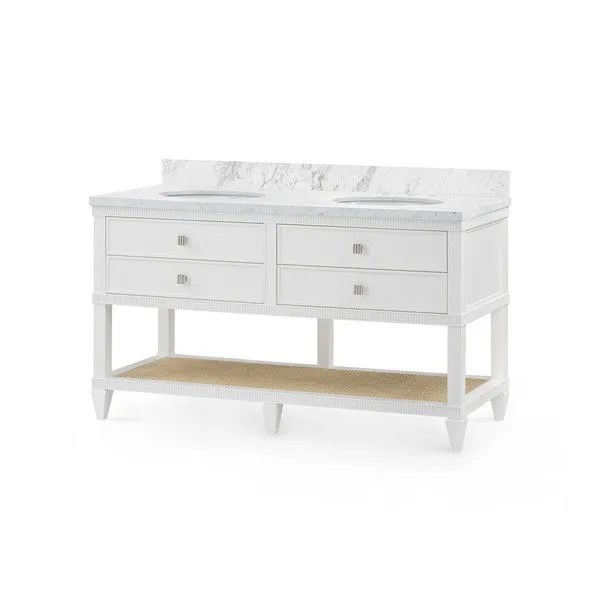 Product Image 1 for Sienna 2-Drawer Table with 60" Marble Vanity Top from Villa & House
