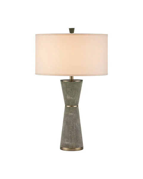 Product Image 1 for Galuchat Green Shagreen Table Lamp from Currey & Company
