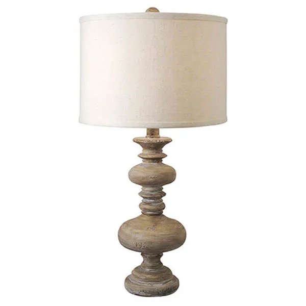 Product Image 1 for Distressed Turned Spindle Table Lamp from Regina Andrew Design