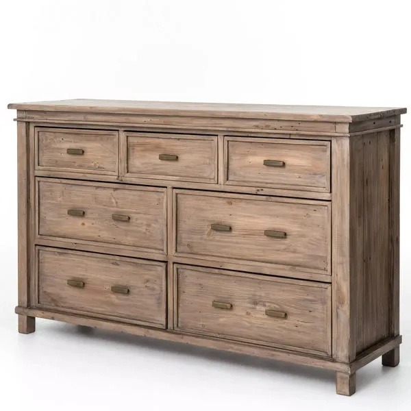 Product Image 4 for Settler Dresser 7 Drawer Sundried Ash from Four Hands