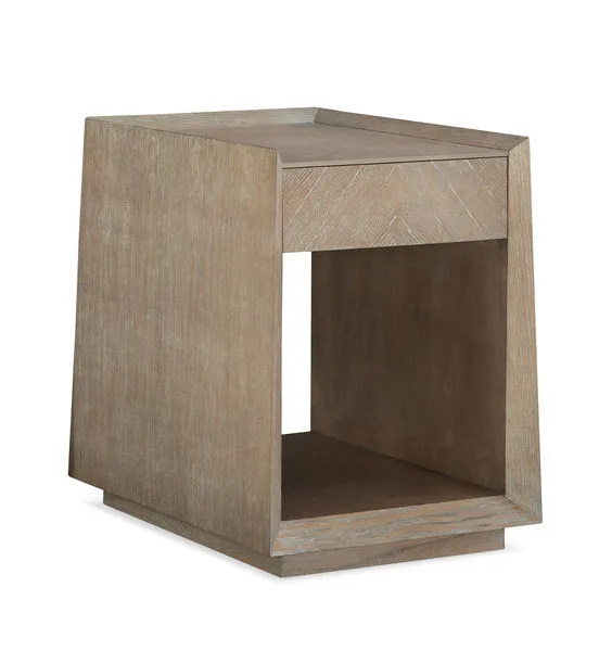 Product Image 1 for Brown Wood Modern Square Bridges End Table from Caracole