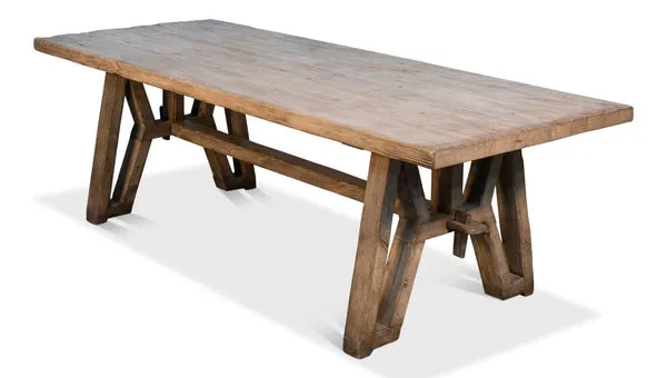 Product Image 4 for Miner's Camp Dining Table from Sarreid Ltd.