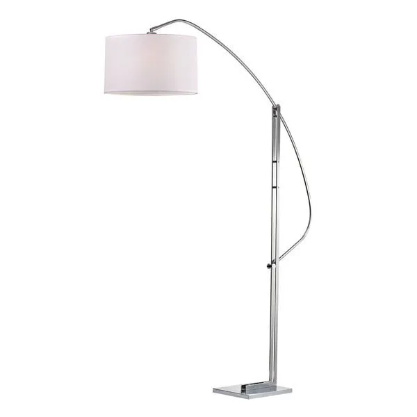 Product Image 1 for Assissi Adjustable Floor Lamp In Polished Nickel from Elk Home
