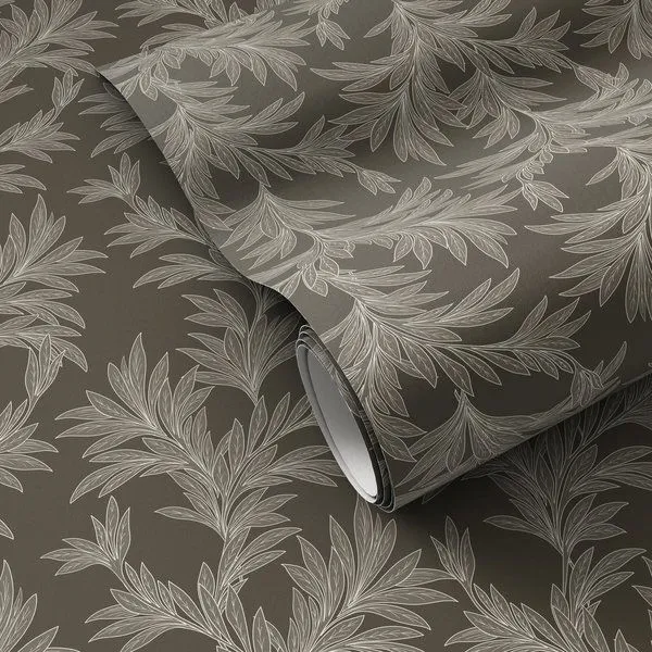 Product Image 1 for Lush Leaves Olive I Wallpaper by Getty Images from Four Hands