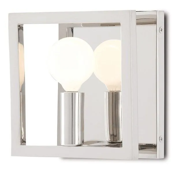 Product Image 2 for Quadrato Nickel Wall Sconce from Currey & Company