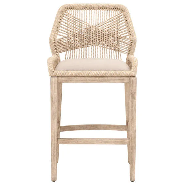 Product Image 5 for Loom Woven Wooden Barstool from Essentials for Living