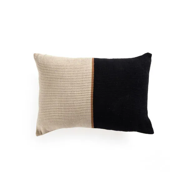 Product Image 1 for Handwoven Black Merido Pillow from Four Hands