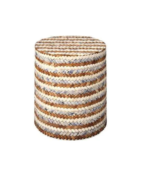 Product Image 1 for Interwoven Wood & Buffalo Bone Side Table from Jamie Young