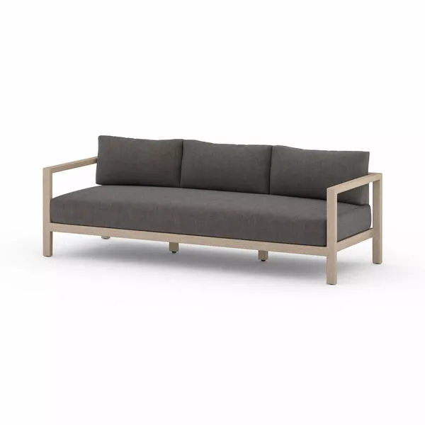 Product Image 2 for Sonoma Charcoal / Washed Brown Modern Outdoor Sofa from Four Hands