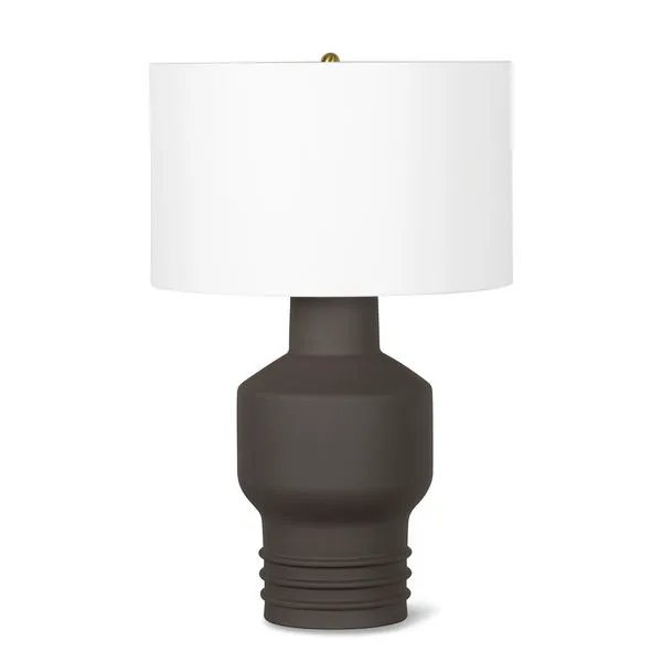 Product Image 1 for Lewis Black Ceramic Table Lamp from Regina Andrew Design