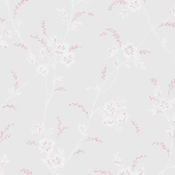 Product Image 1 for Laura Ashley Eva Floral Sugared Grey Wallpaper from Graham & Brown