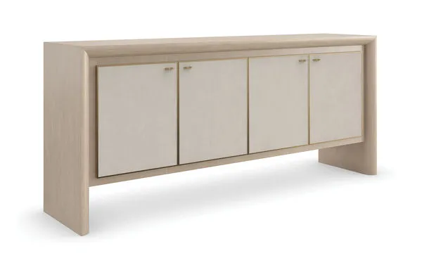 Product Image 5 for Unity 4-Door Sun Drenched Oak Credenza from Caracole