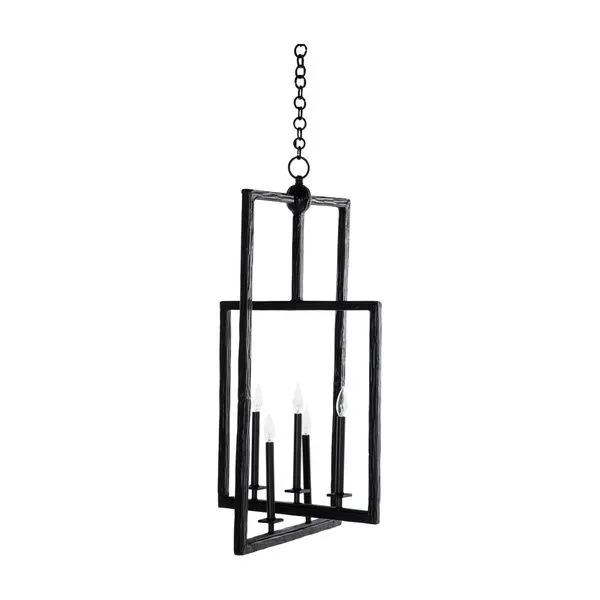 Product Image 1 for Roderick Matte Black 5-Light Chandelier from Gabby