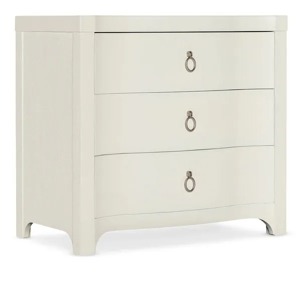 Product Image 1 for Serenity Cream Three Drawer Oak Nightstand from Hooker Furniture