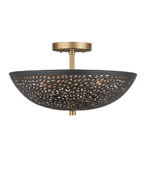 Product Image 1 for Jali Semi-Flush Mount from Currey & Company