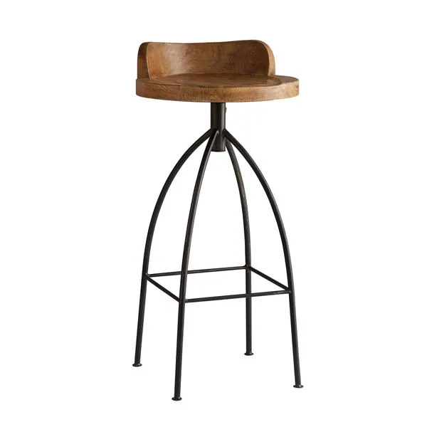 Product Image 7 for Hinkley Antique Brown Wooden Bar Stool from Arteriors