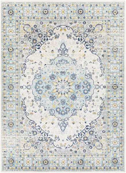 Product Image 2 for Chester Aqua / Yellow Rug from Surya