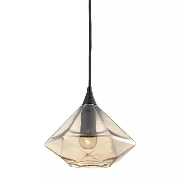 Product Image 1 for Geometrics 1 Light Pendant In Oil Rubbed Bronze from Elk Lighting