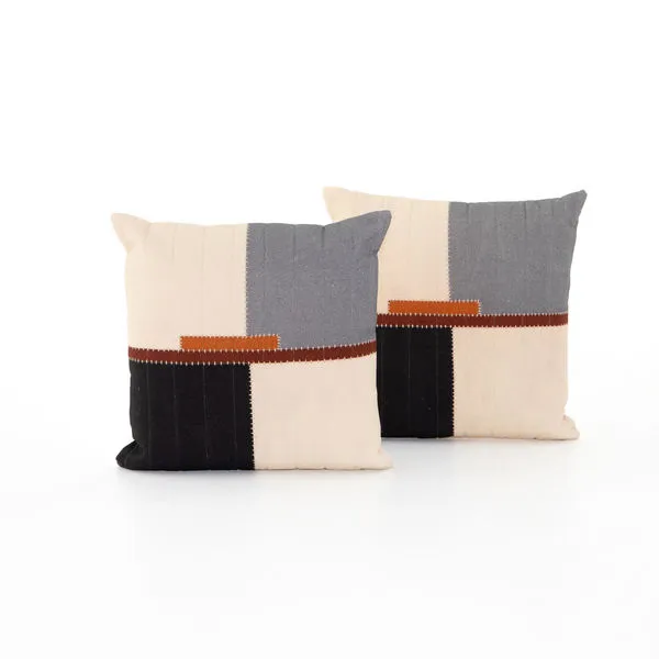 Product Image 3 for Breah Quad Stripe Pillow, Set Of 2 20" N from Four Hands