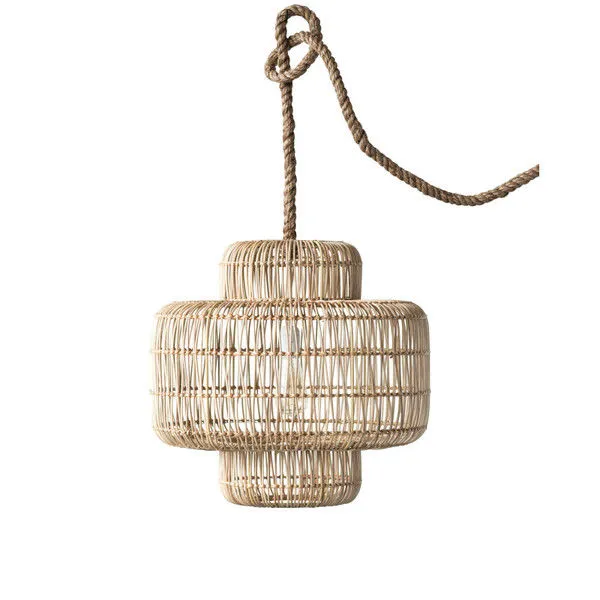 Product Image 5 for Hannah Wicker Pendant from Creative Co-Op