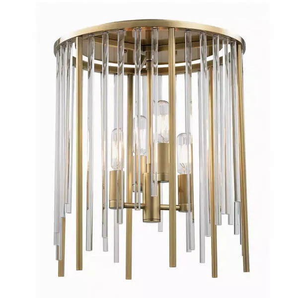 Product Image 1 for Lewis 4 Light Flush Mount from Hudson Valley