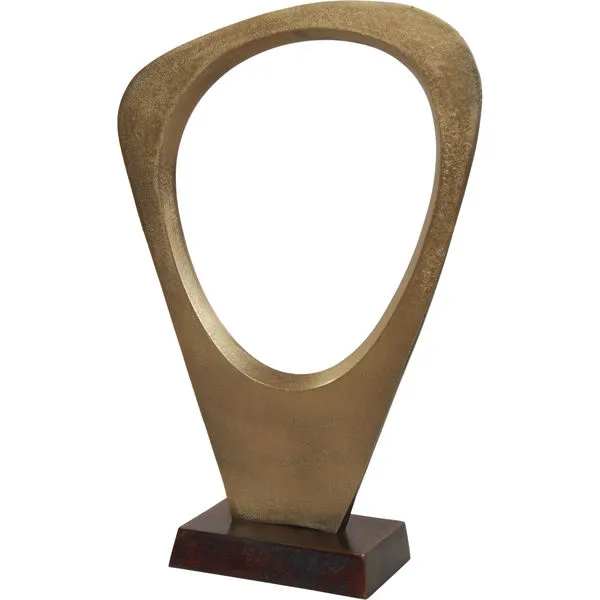 Product Image 2 for Brass Ring Sculpture from Moe's