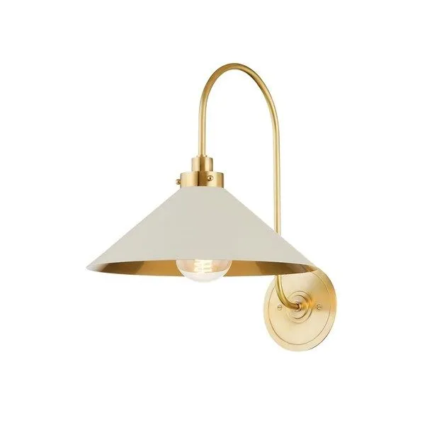 Product Image 1 for Clivedon 1-Light Off-White Sconce from Hudson Valley