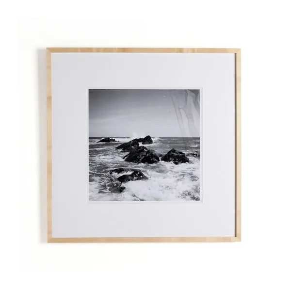 Product Image 1 for Ocean Film I Framed Black and White Photograph by Annie Spratt from Four Hands