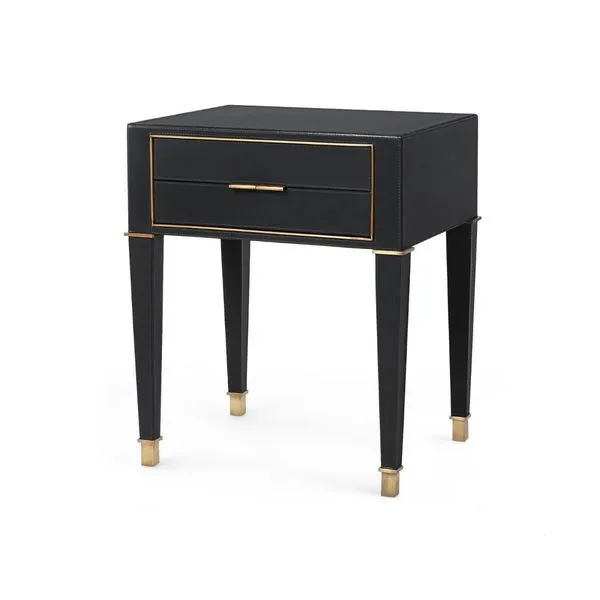 Product Image 3 for Hunter 2-Drawer Side Table from Villa & House