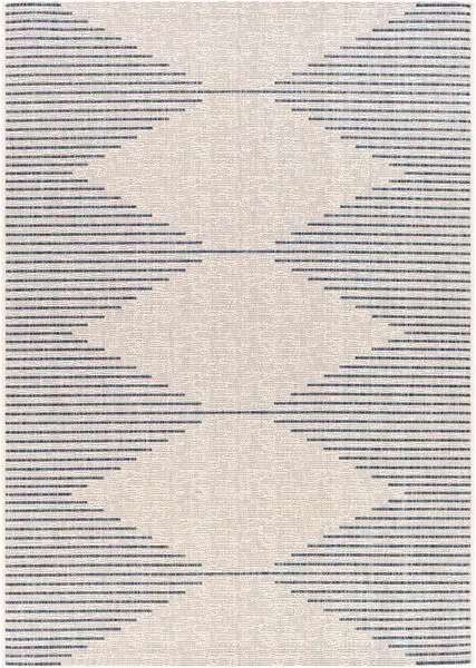 Product Image 3 for Eagean Navy / Pale Blue Indoor / Outdoor Rug from Surya