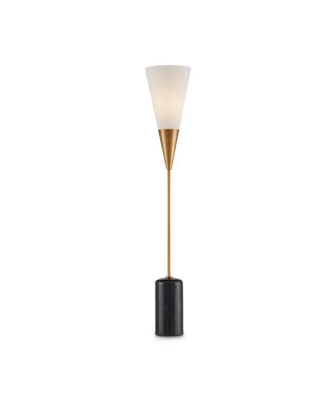 Product Image 5 for Martini Black Torchiere Table Lamp from Currey & Company