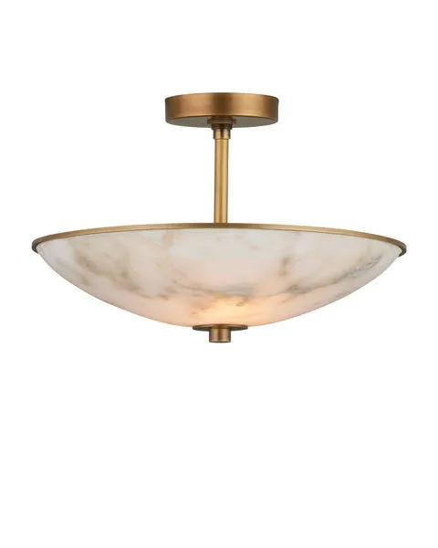 Product Image 1 for Volterra Semi-Flush Mount from Currey & Company