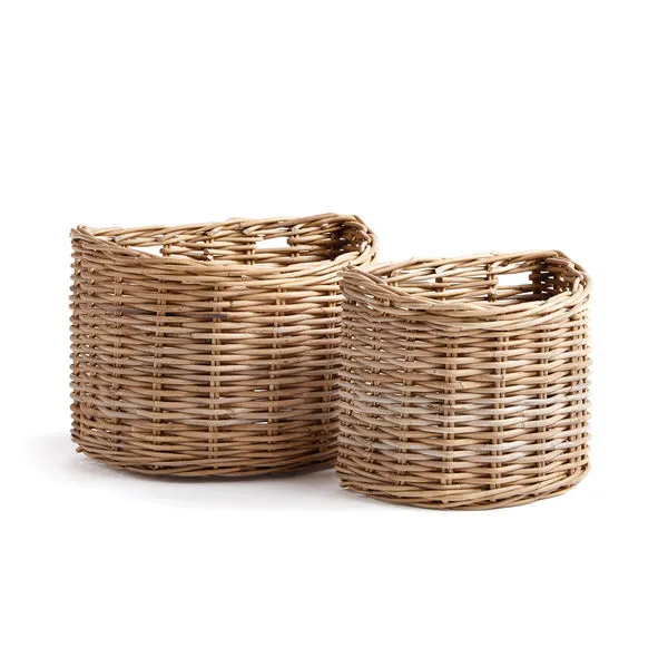Product Image 1 for Normandy Demilune Baskets, Set Of 2 from Napa Home And Garden