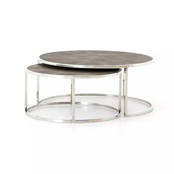 Product Image 5 for Shagreen Nesting Coffee Table from Four Hands