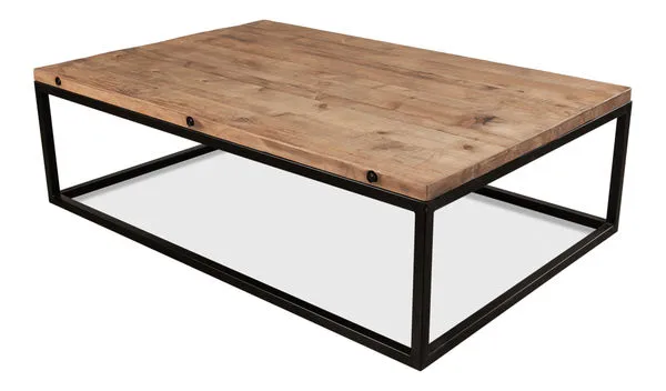 Product Image 2 for Brick Maker's Boards Coffee Table from Sarreid Ltd.