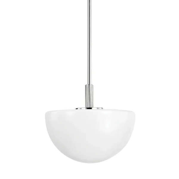 Product Image 1 for Lethbridge 1-Light Medium Pendant - Polished Nickel from Hudson Valley