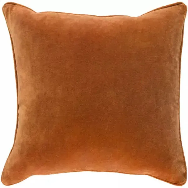 Product Image 2 for Safflower Rust Velvet Pillow  from Surya