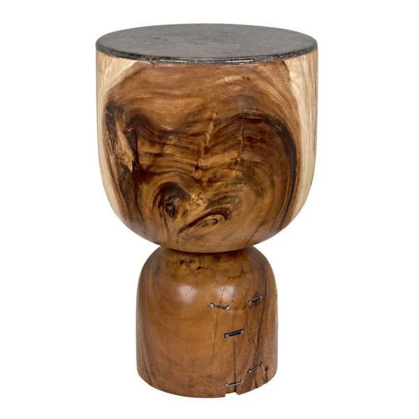 Product Image 7 for Kuduro Side Table with Stone Top from Noir