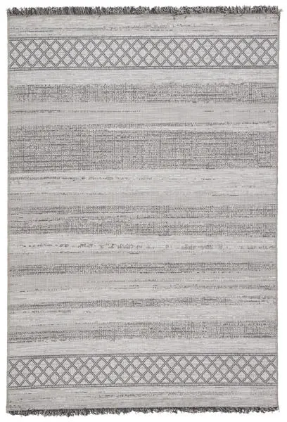 Product Image 8 for Cote Indoor / Outdoor Trellis Gray / Light Gray Area Rug from Jaipur