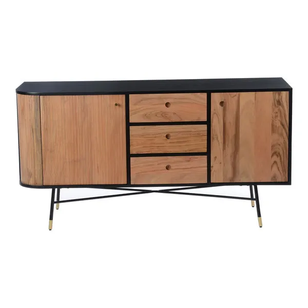 Product Image 2 for Black And Tan Sideboard from Moe's